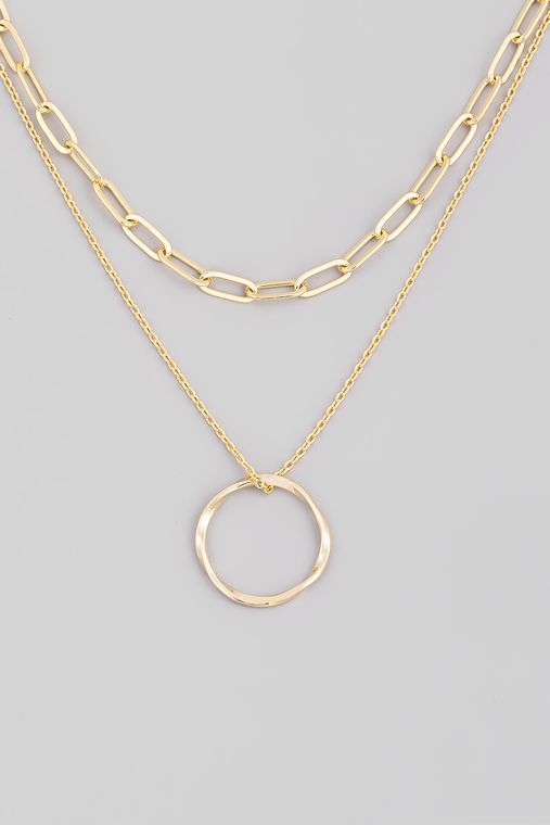 Full Circle Pendant Necklace