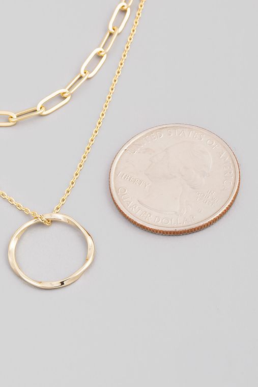 Full Circle Pendant Necklace