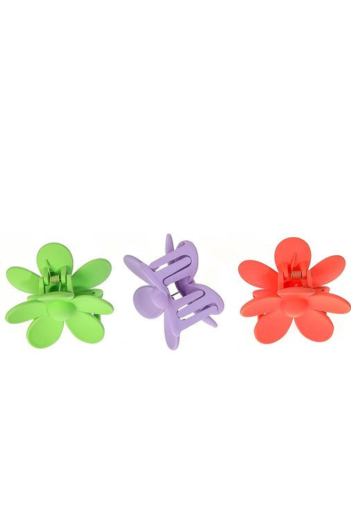 Flower Power Hair Claw Clip